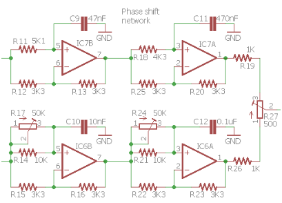 Phasenschieber im QCX-Transceiver