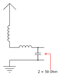 Anpassung Mobilantenne mit L-Glied